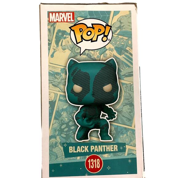 Funko POP! Marvel Black Panther 1318  FAC-053571-23187 Bobblehead Vinyl Figurine - Picture 4 of 6
